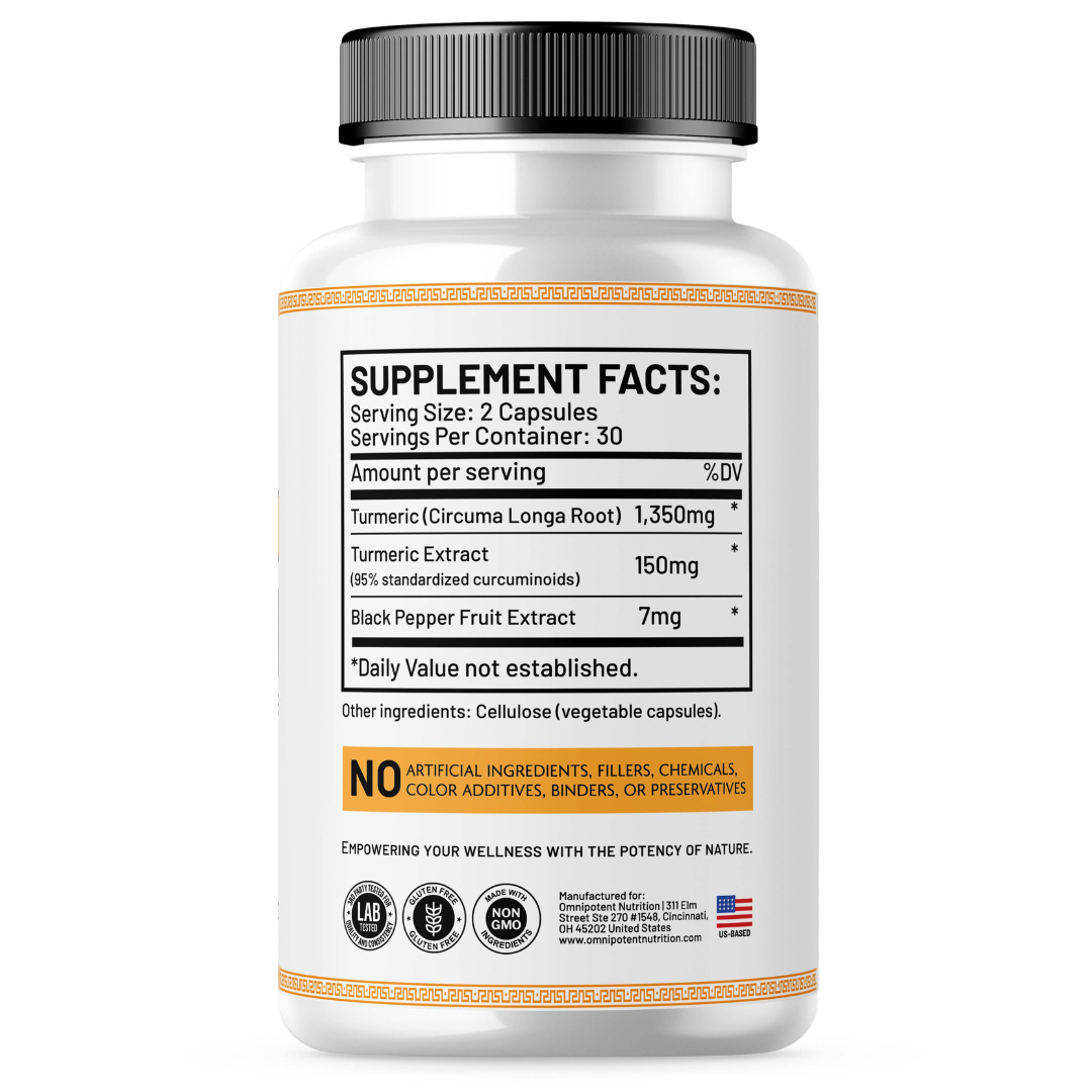 Turmeric Curcumin with Black Pepper Extract