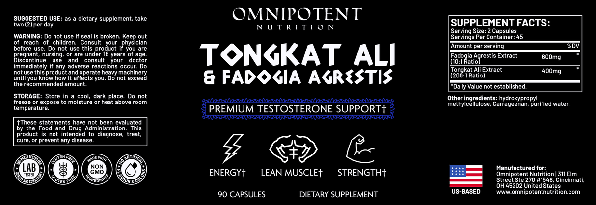 Tongkat Ali & Fadogia Agrestis